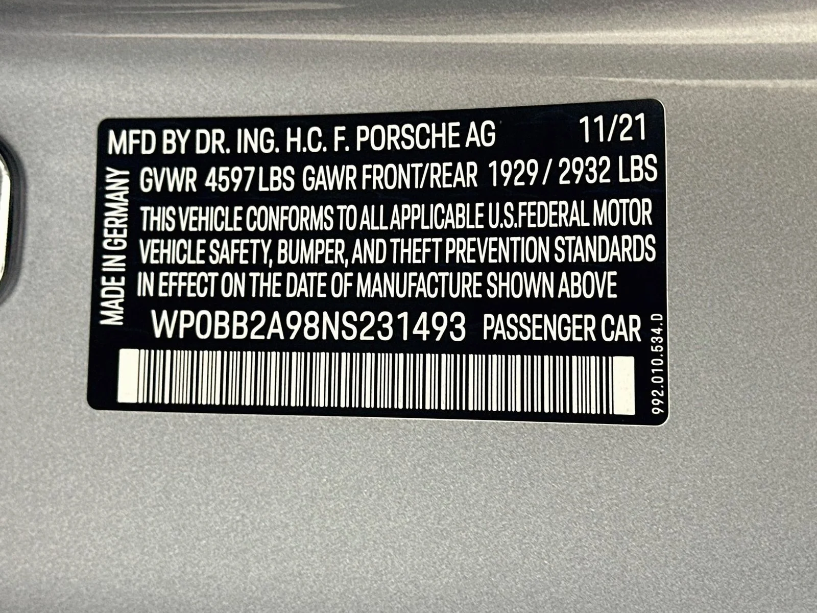 Used 2022  Porsche  image 46