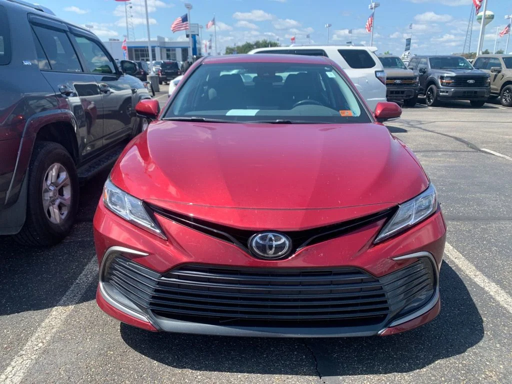 Used 2022 Red Toyota LE image 7