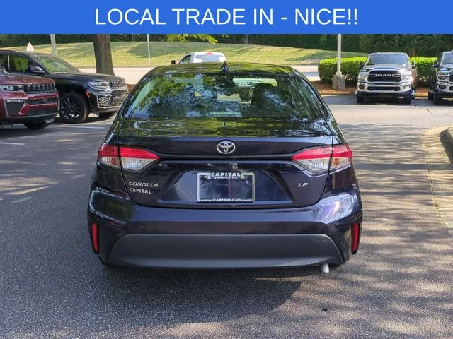 Used 2023 Blue Toyota LE image 4