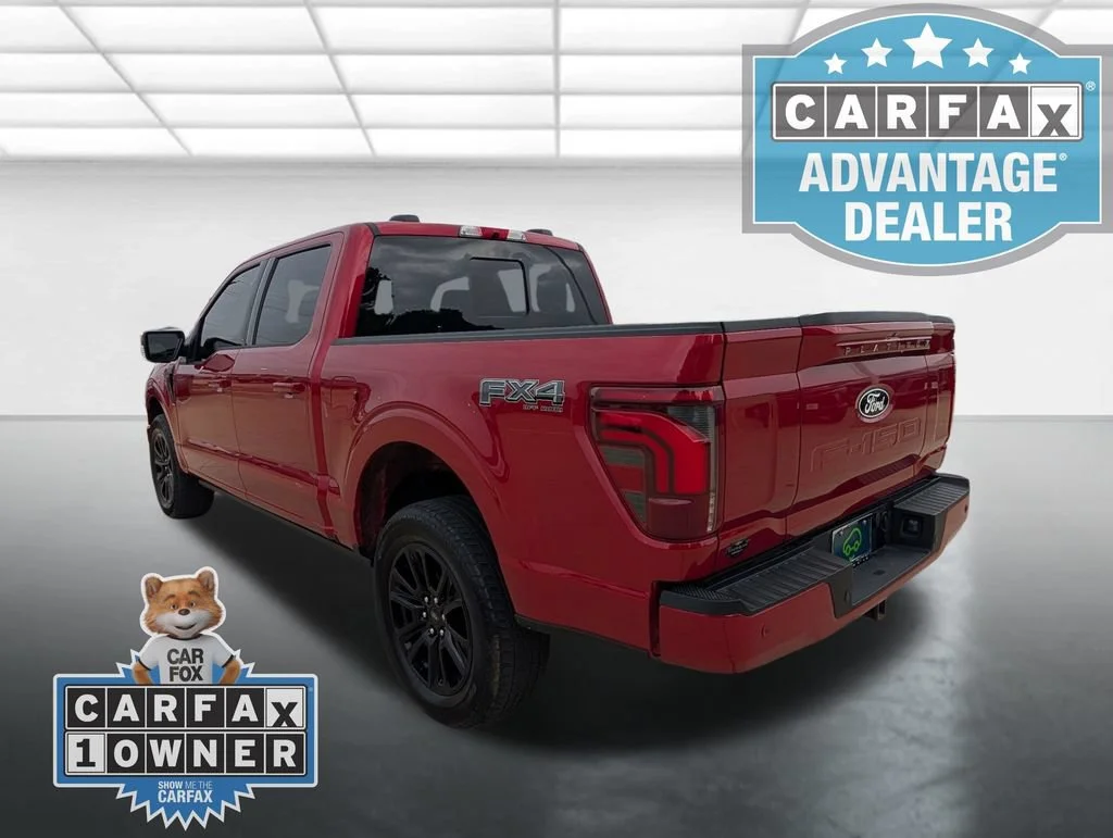 Used 2025 Red Ford Platinum image 2
