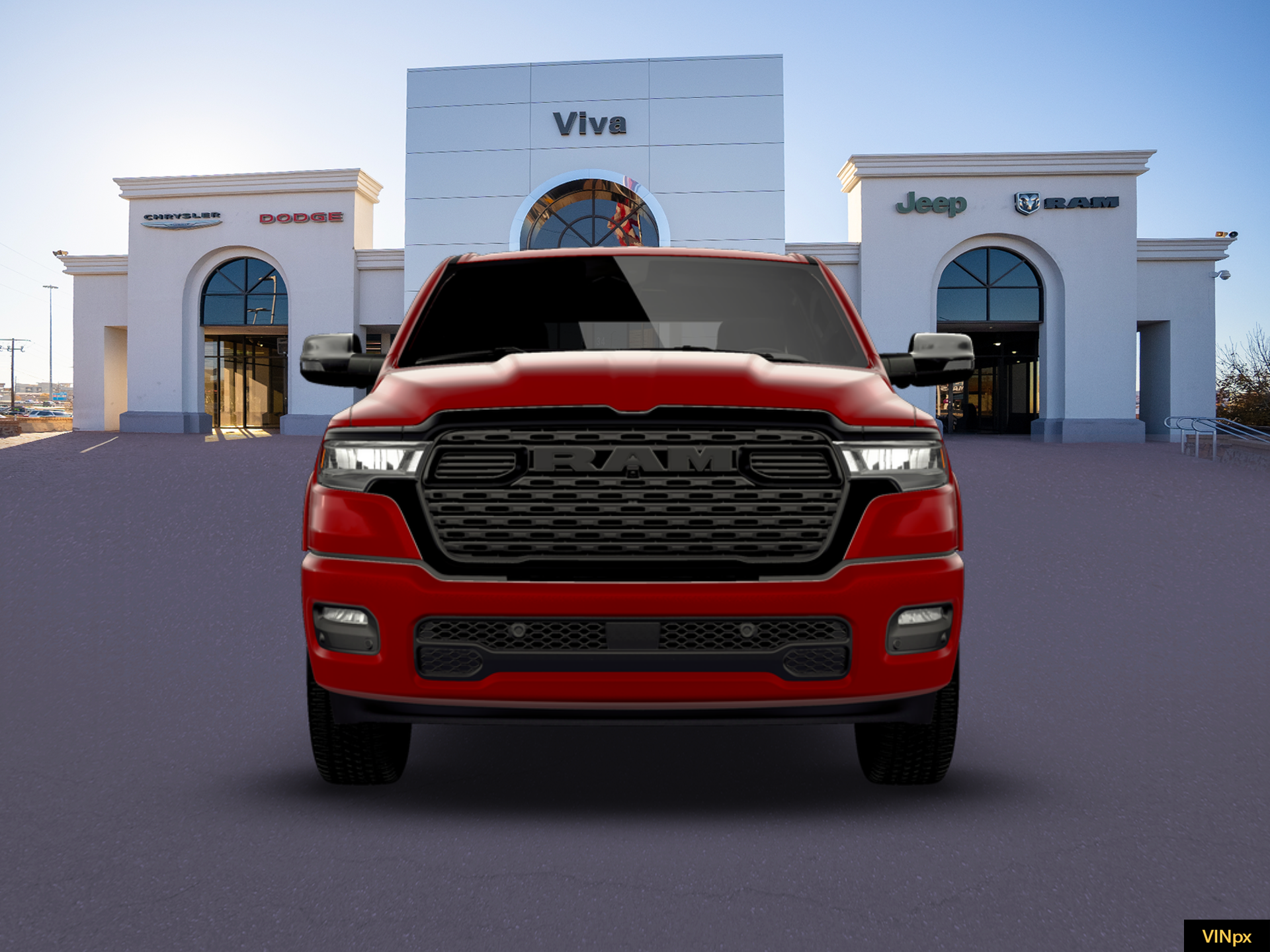 New 2026 Molten Red Pearl-Coat Exterior Paint RAM Big Horn/Lone Star image 12