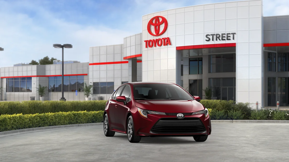 New 2026 Ruby Flare Pearl Toyota LE image 17