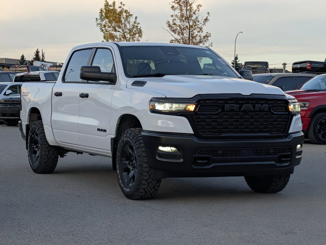 New 2026 White RAM Warlock - - 4x4 - 3.0L Hurricane Twin Turbo - E-Locker Axle - 18 Black Wheels & More! image 2