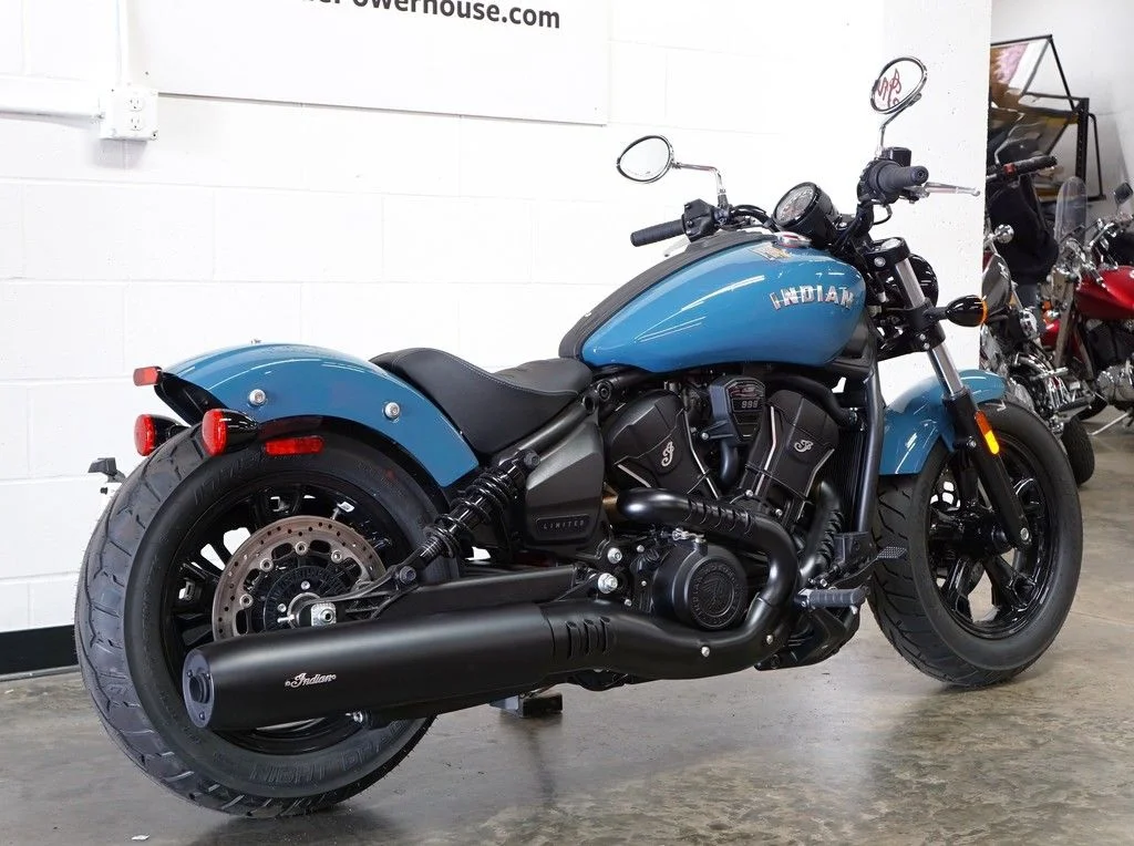 New 2026 Indian Motorcycle Scout® Sixty Bobber Limited Storm Blue
