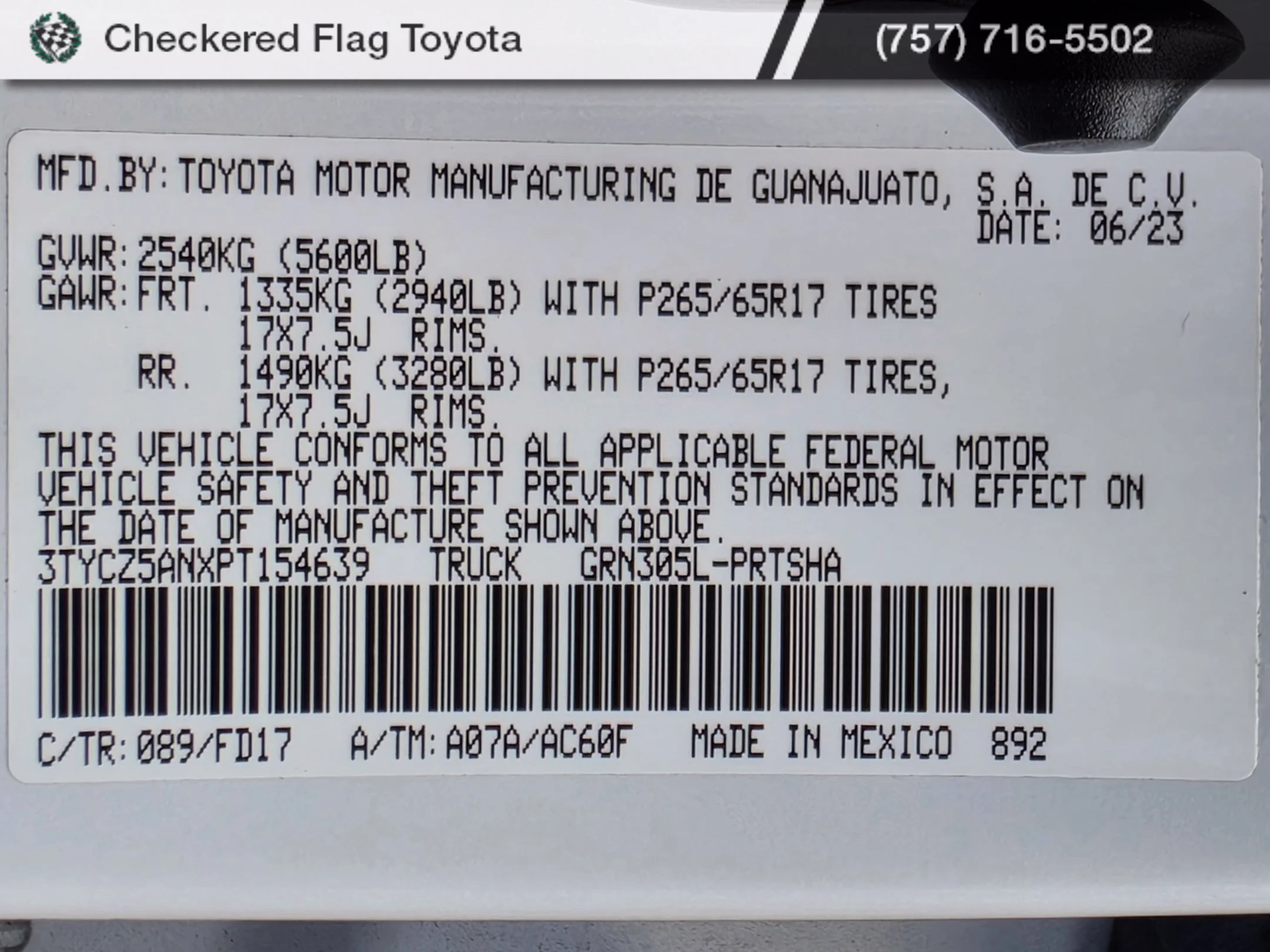 Used 2023 Wind Chill Pearl Toyota TRD Sport image 20
