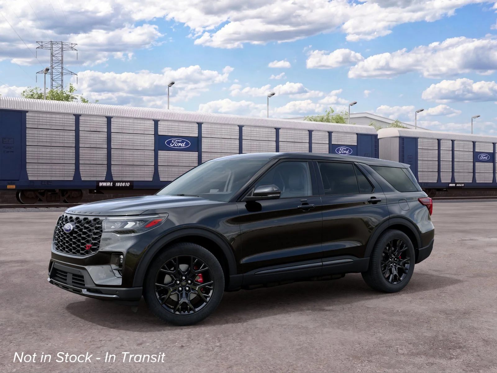 New 2027 Agate Black Metallic Ford ST image 1