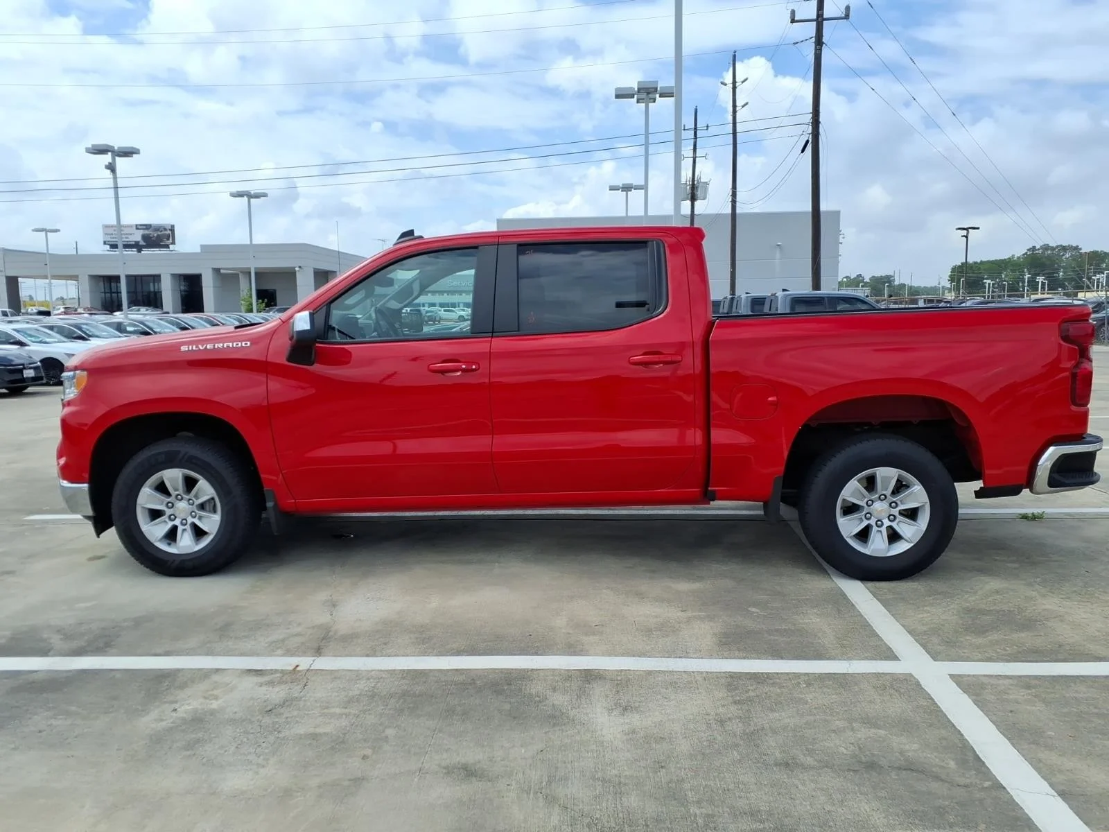 2025 Chevrolet Silverado 1500 LT Red at Robbins Nissan