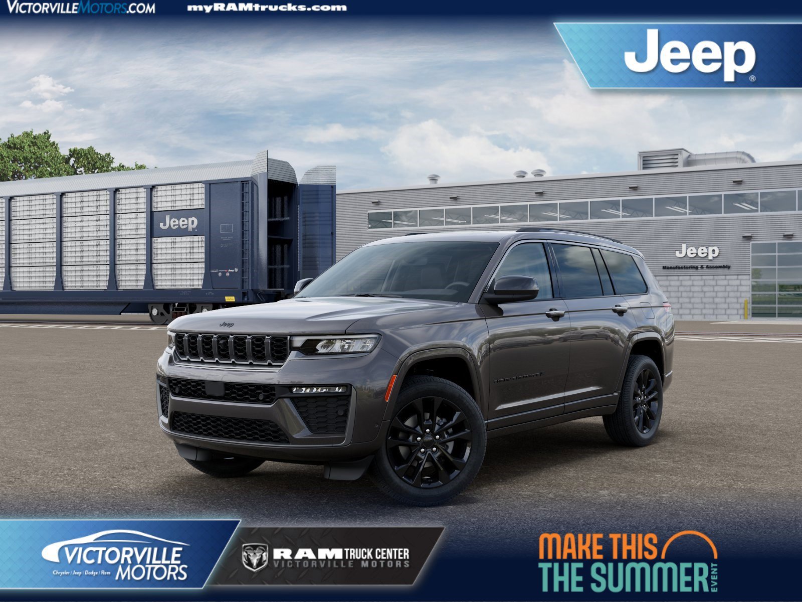 New 2026 Baltic Gray Metallic Clear-Coat Exterior Paint Jeep Limited image 1
