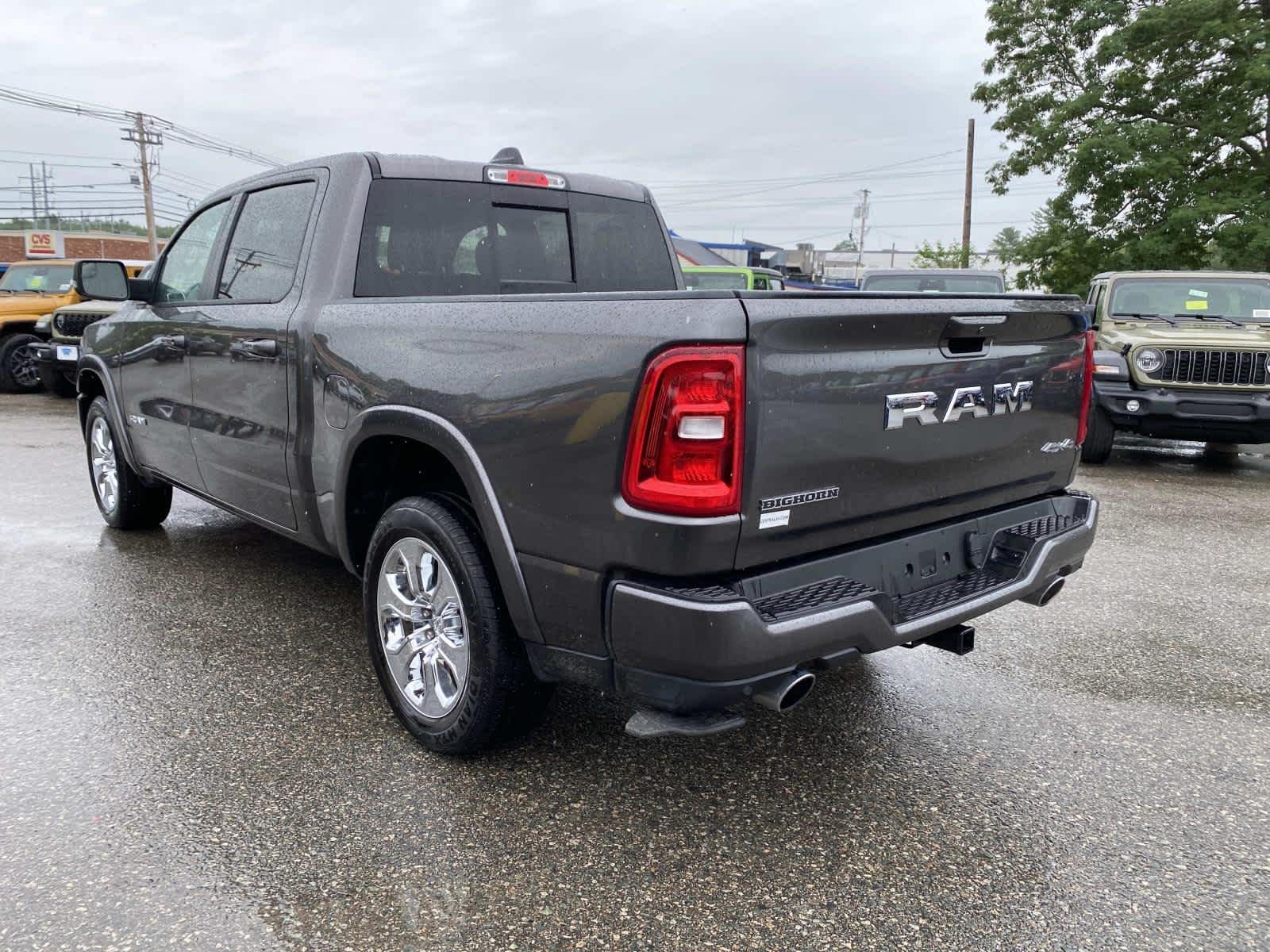 Used 2025 Granite Crystal Metallic Clearcoat Ram Big Horn image 7