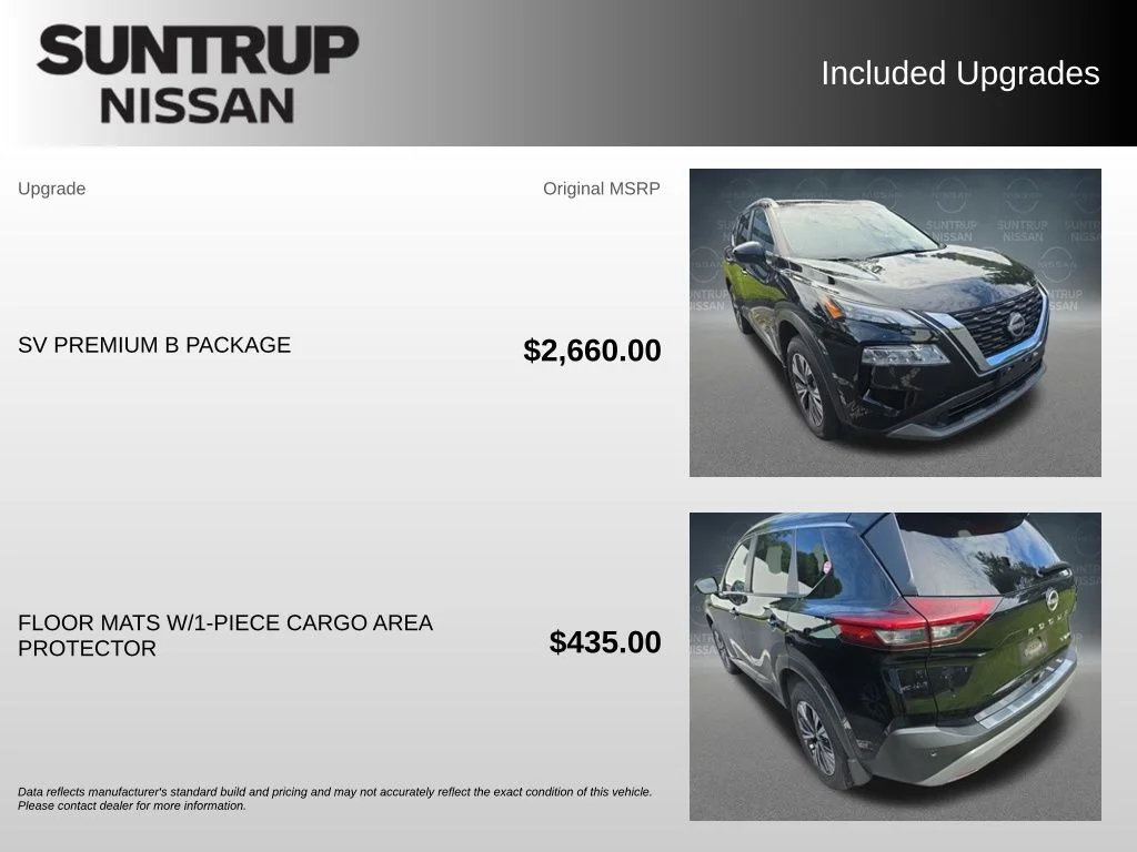 Used 2023 Black Nissan SV image 2