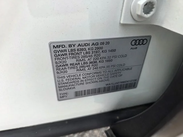 Certified Used 2021 White Audi 45 Premium Plus image 20