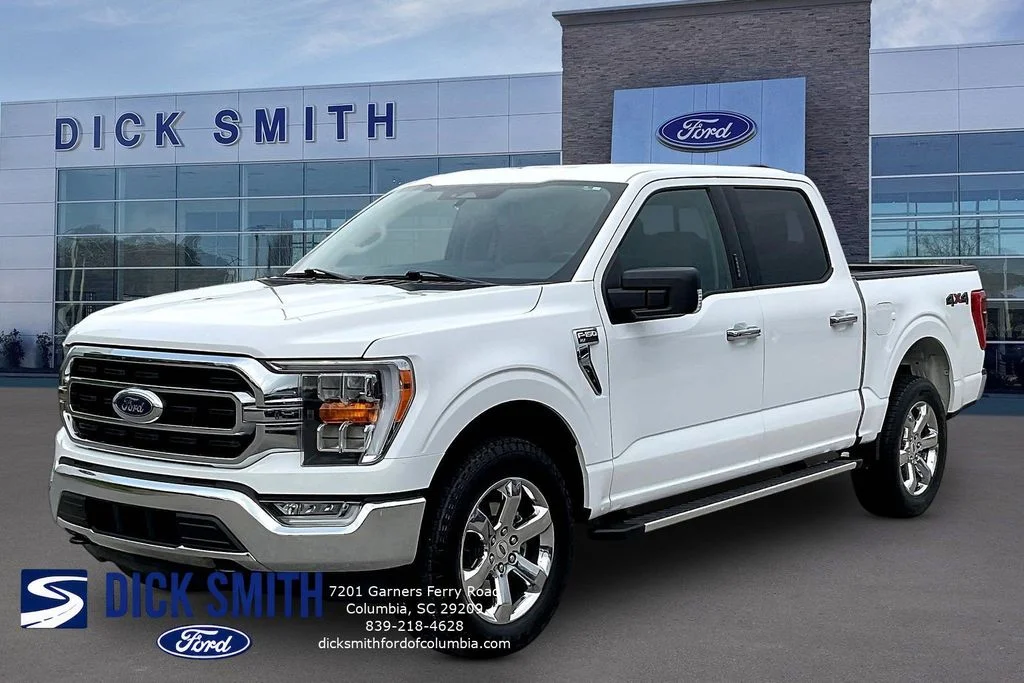 Certified Used 2023 White Ford XLT image 1