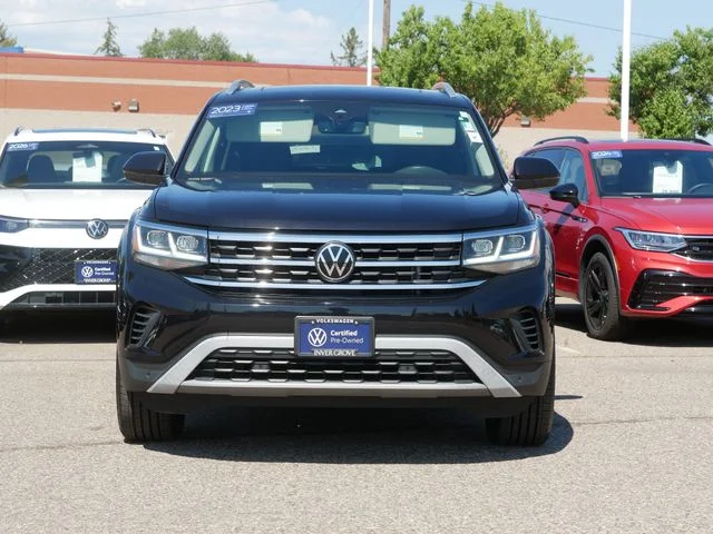 Certified 2023 Volkswagen Atlas SEL with VIN 1V2BR2CA7PC553010 for sale in Inver Grove Heights, Minnesota