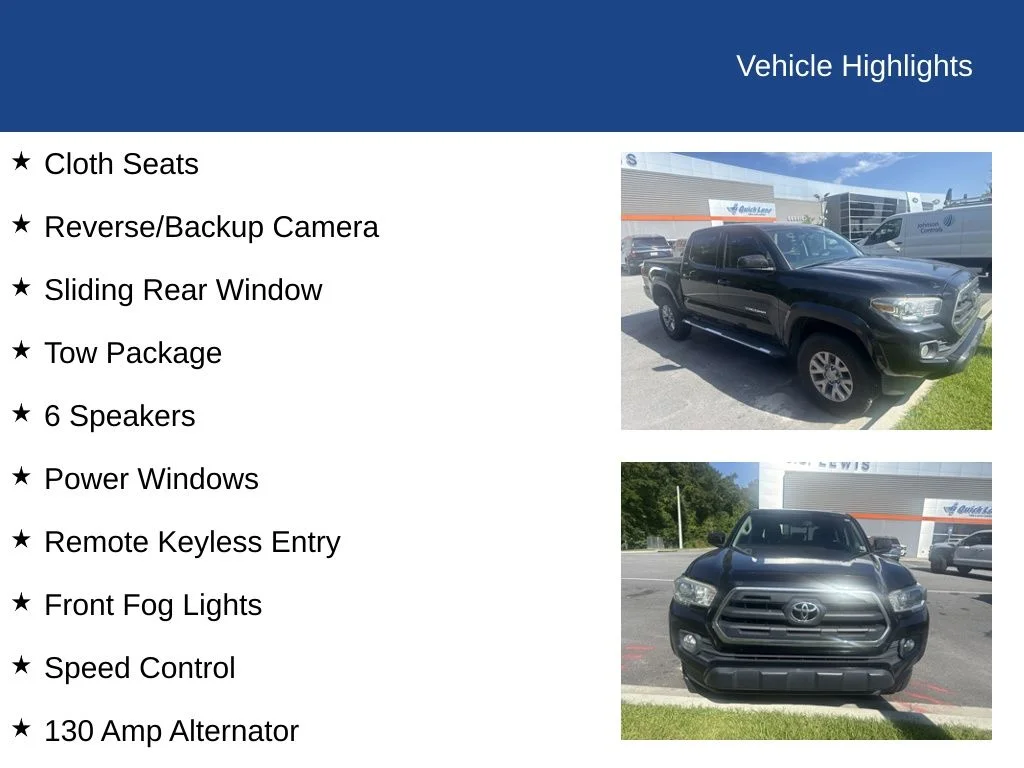 Used 2017 Black Toyota SR5 image 10