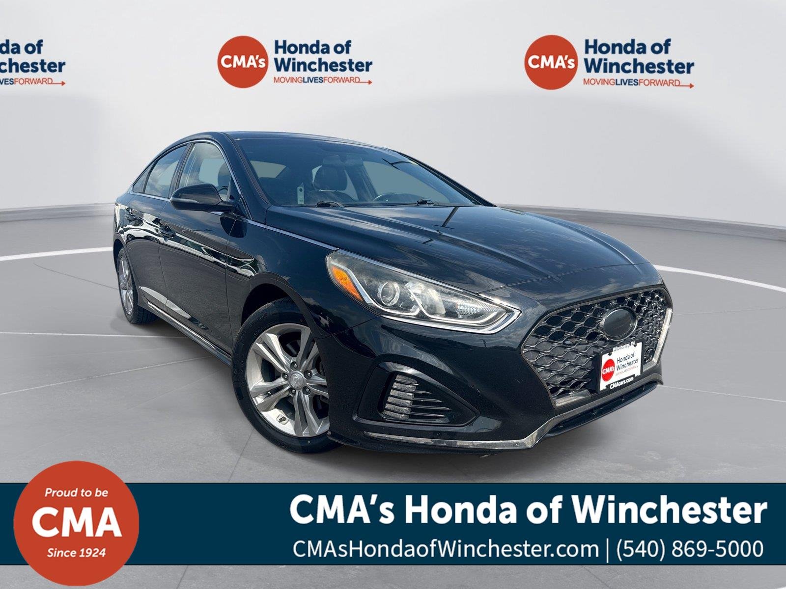 Used 2018 Phantom Black Hyundai Sport+ image 1