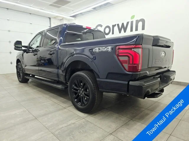 Certified Used 2025 Antimatter Blue Metallic Ford Lariat image 4