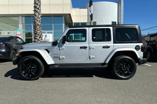 Used 2023 Silver Jeep Sahara 4xe image 7