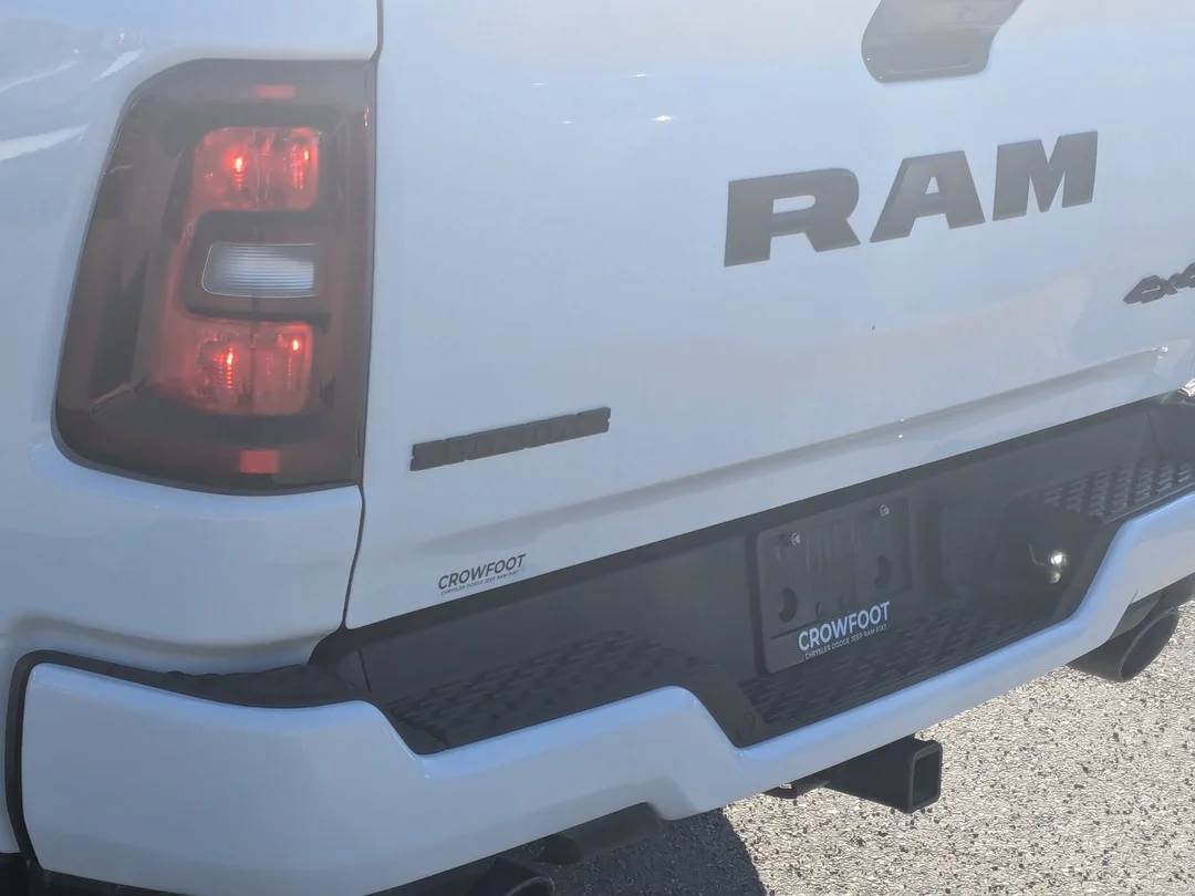Used 2025 White RAM Big Horn Night Crew - - 4x4 - Night Edition - Big Horn Level II - Tonneau Cover & More! image 11