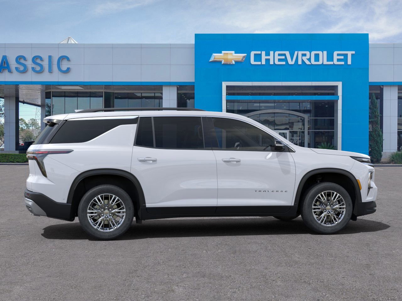 2025 Chevrolet Traverse LT White at Classic Elite Chevrolet Hwy 6