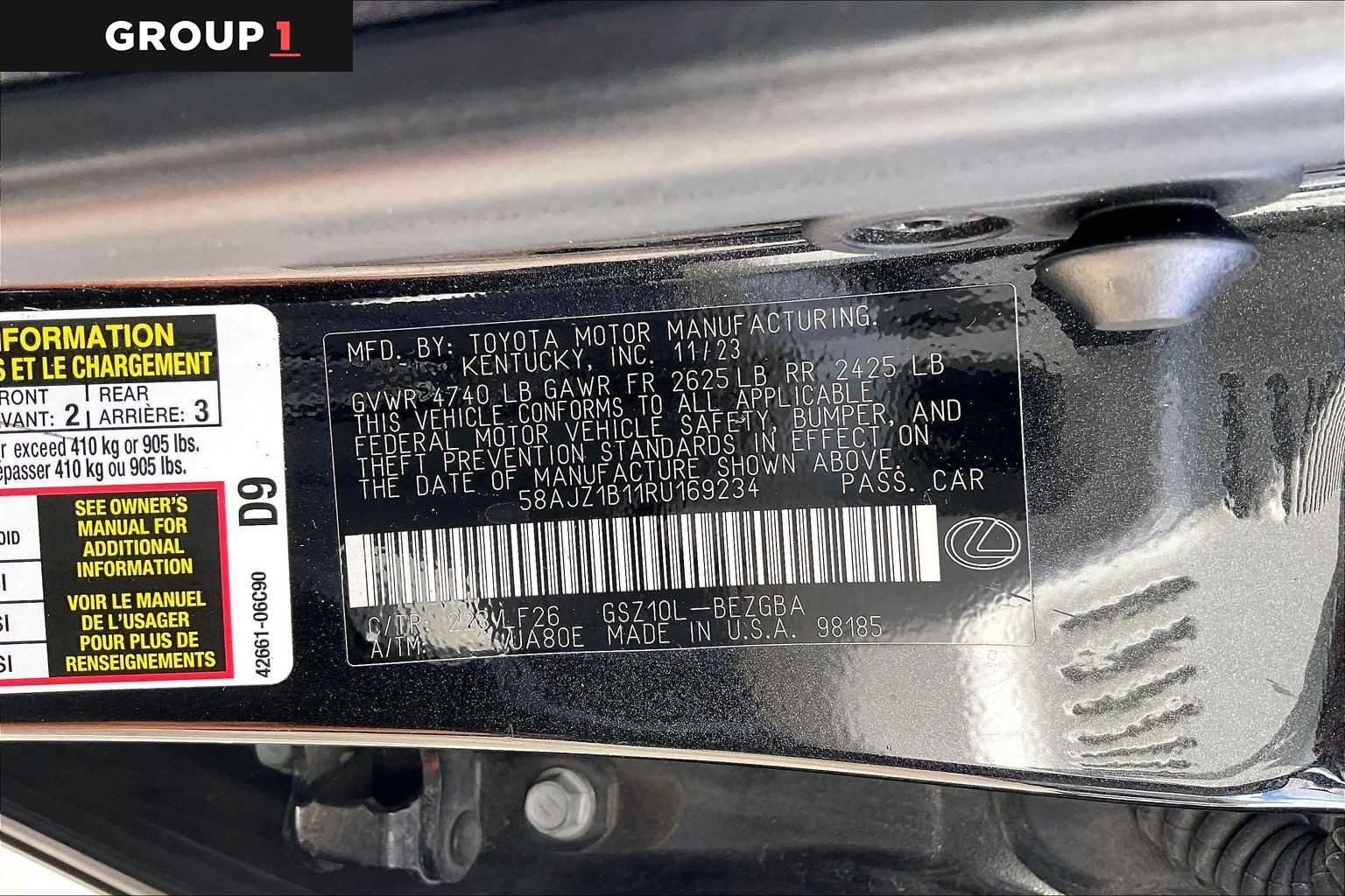 Certified Used 2024 Caviar Lexus F SPORT Handling image 35