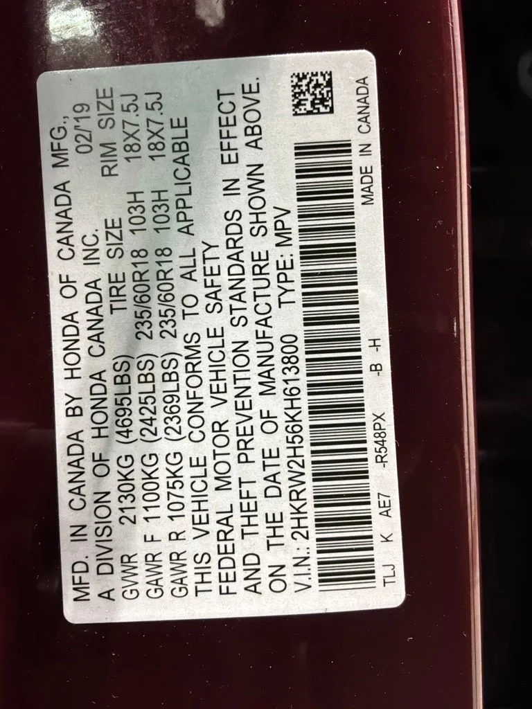 2019 Honda CR-V EX - Photo 34