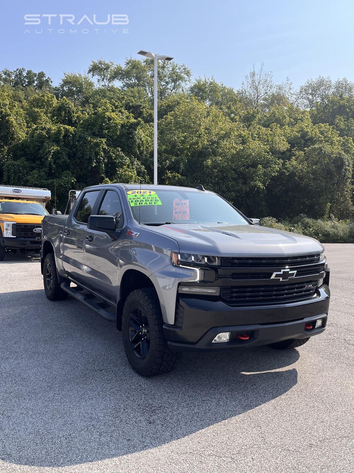 Used 2021 Satin Steel Metallic Chevrolet LT Trail Boss image 2