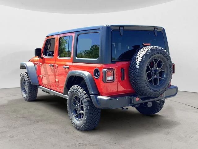 New 2026 Firecracker Red Clearcoat Jeep 4-DOOR WILLYS image 3