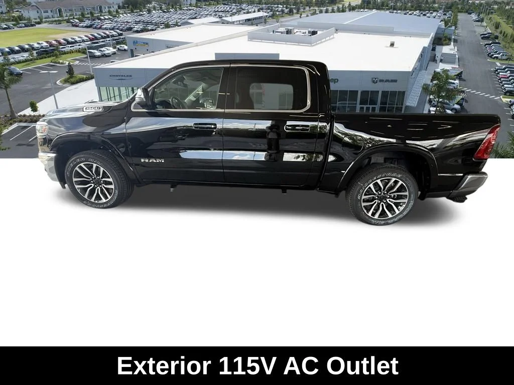 New 2026 Diamond Black Crystal Pearl-Coat Exterior Paint RAM Limited Longhorn image 9