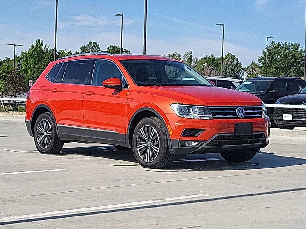 Used 2018 Volkswagen Tiguan SEL with VIN 3VV2B7AX3JM130796 for sale in Broomfield, CO