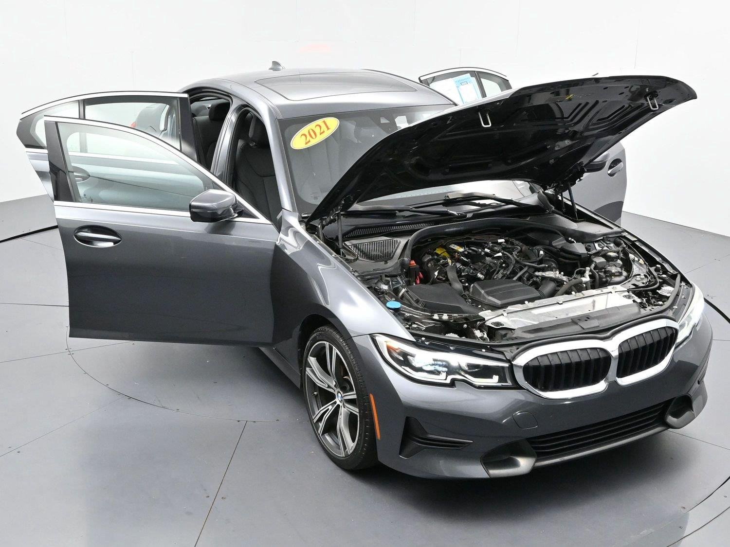 Used 2021 Mineral Gray Metallic BMW 330i xDrive image 42
