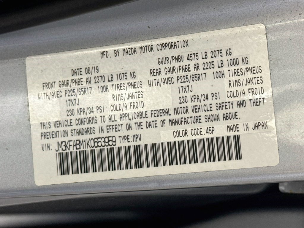Used 2019 Sonic Silver Metallic Mazda Sport image 36