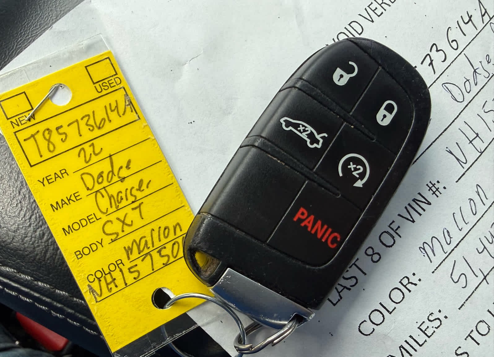 Used 2022 Octane Red Pearlcoat Dodge SXT image 7