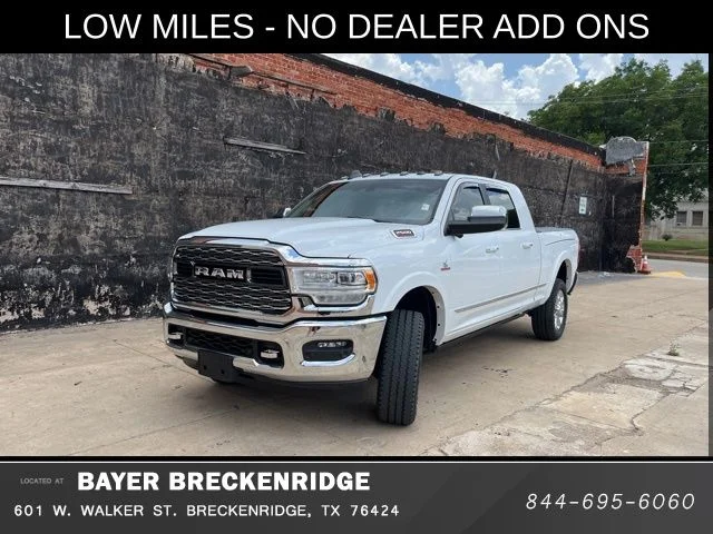 Used 2022 Bright White Clearcoat Ram Limited image 1
