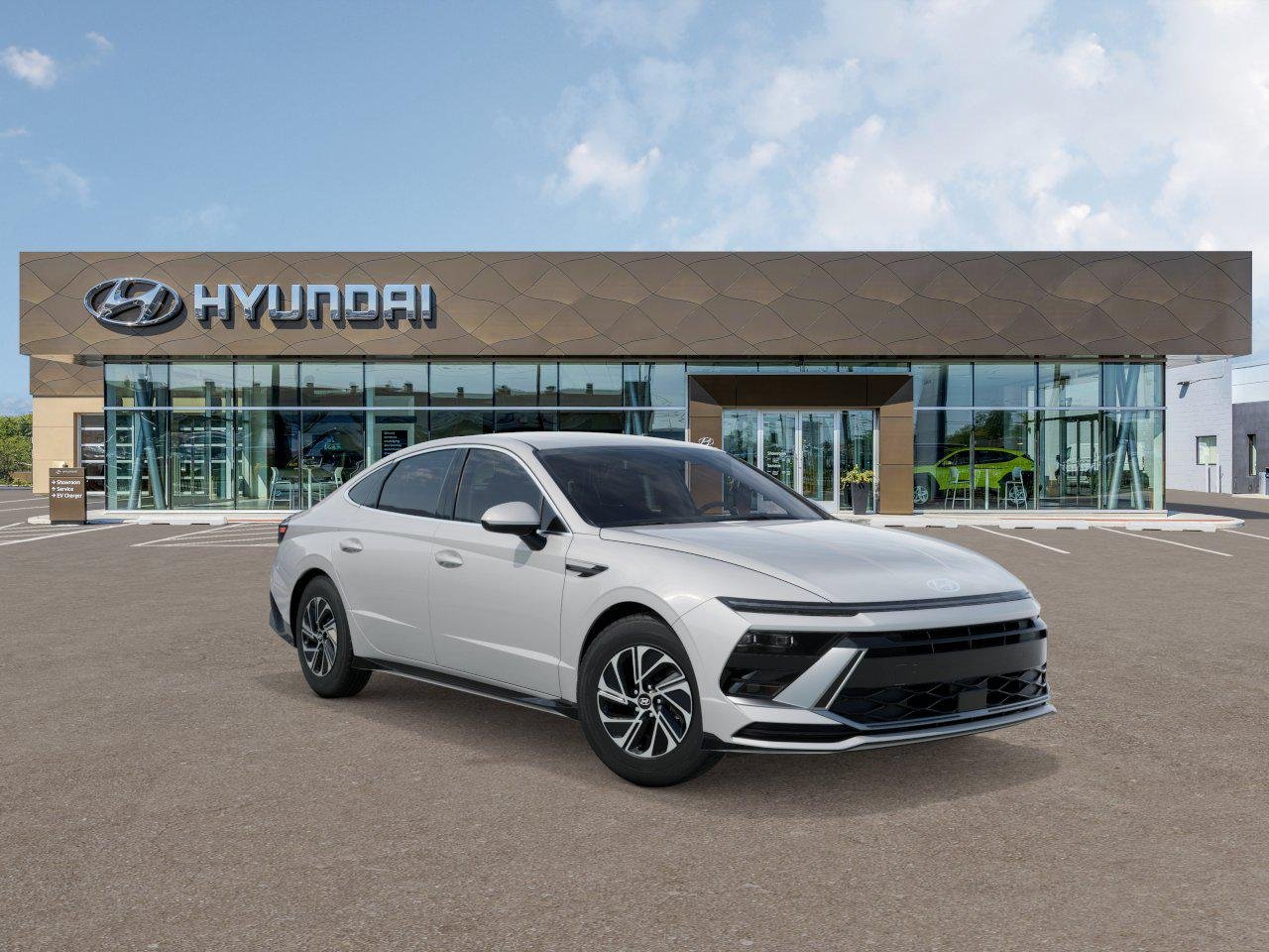 New 2026 Serenity White Hyundai Blue image 2