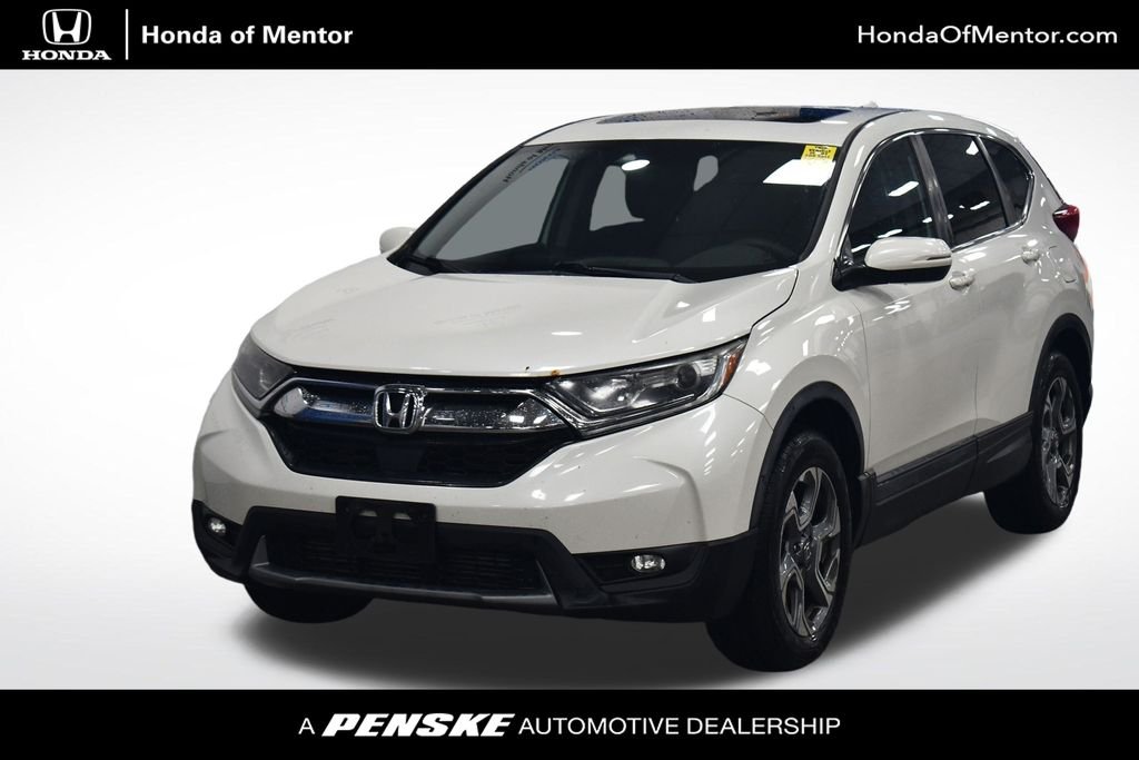 Used 2017 White Diamond Pearl Honda EX image 1