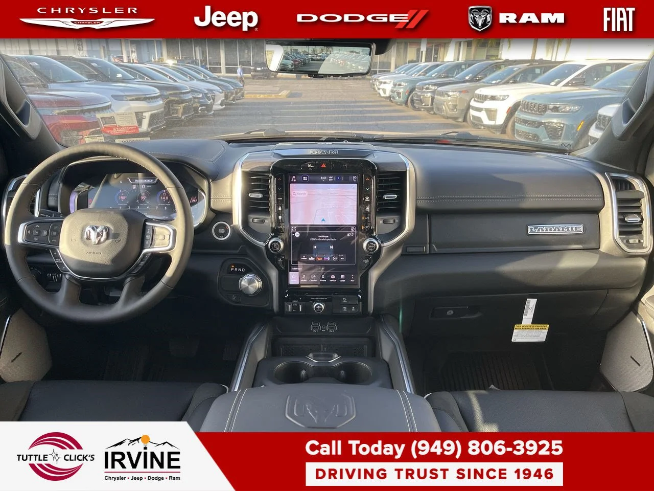 New 2027 Molten Red Pearl-Coat Exterior Paint RAM Laramie image 18