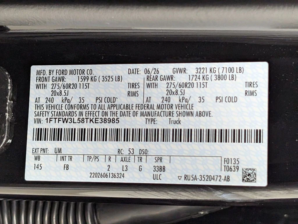 New 2026 Agate Black Metallic Ford XLT image 27