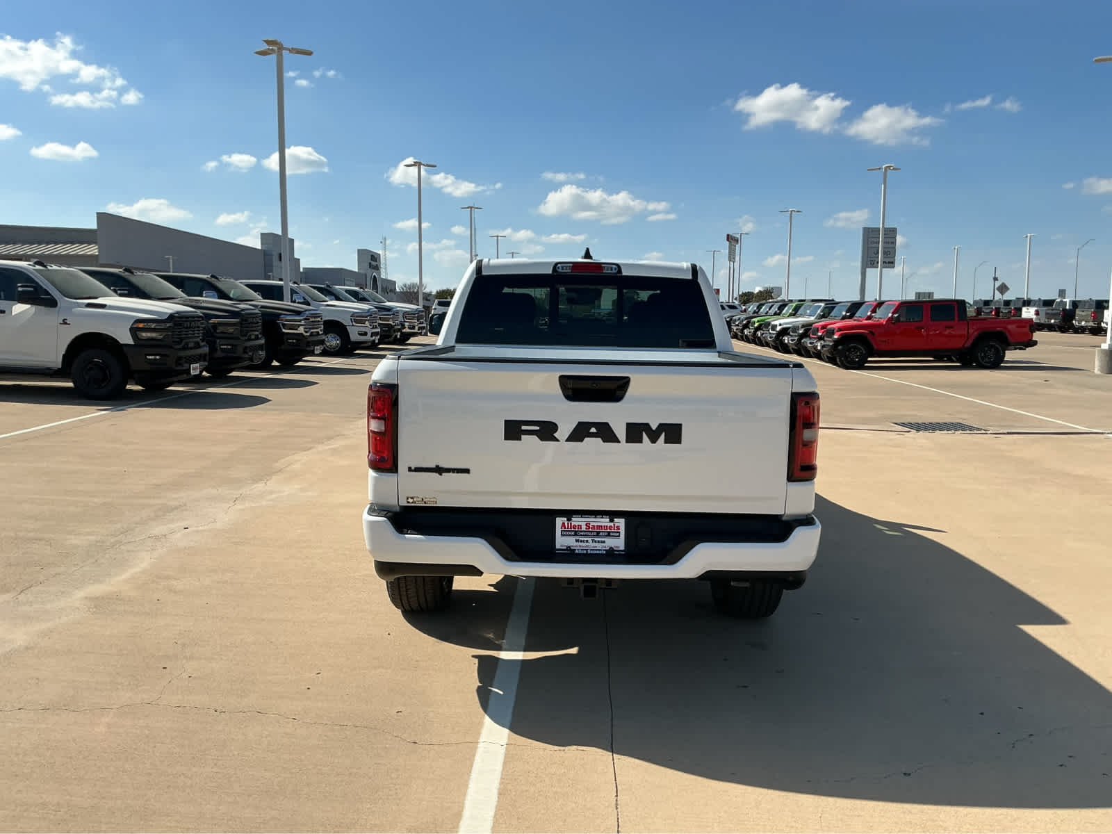 New 2026 Bright White Clearcoat RAM Lone Star image 8