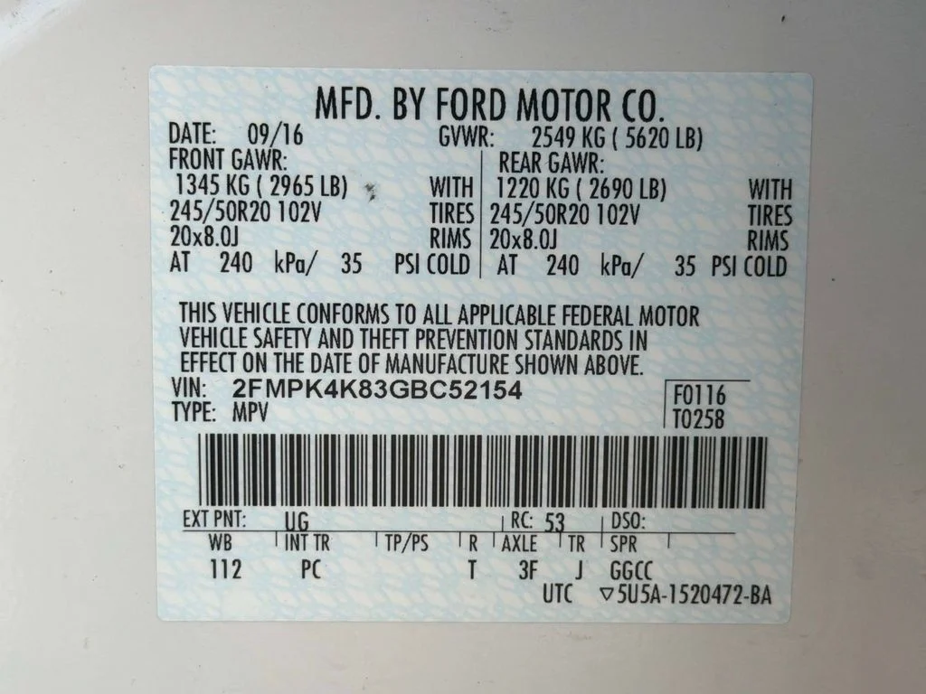 Used 2016 White Ford Titanium image 35