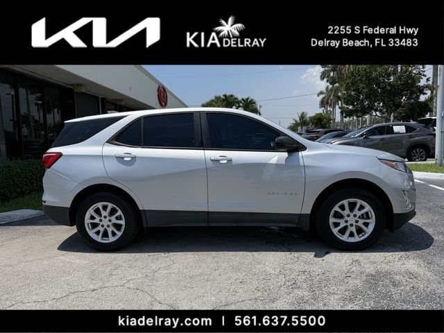 Used 2018 Chevrolet Equinox LS with VIN 2GNAXHEV8J6115321 for sale in Delray Beach, FL