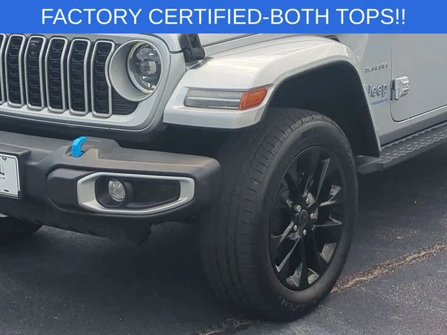Used 2024 Silver Jeep Sahara 4xe image 9