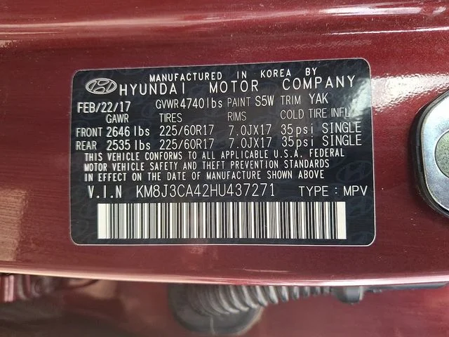Used 2017 Red Hyundai SE image 27