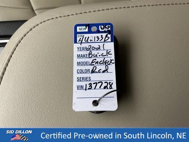 Certified Used 2021 Red Quartz Tintcoat Buick Essence image 8