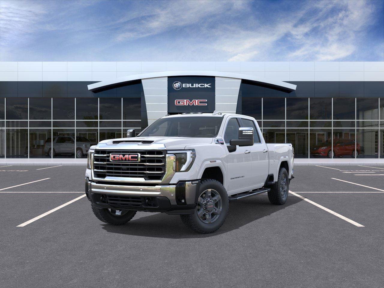 New 2026 Glacier White Tricoat GMC SLT image 8