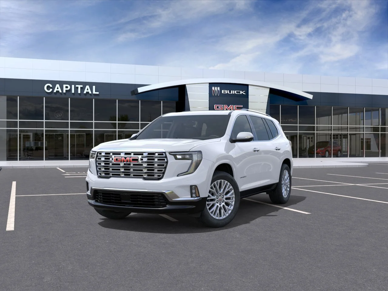 New 2026 Glacier White Tricoat GMC Denali AWD image 8