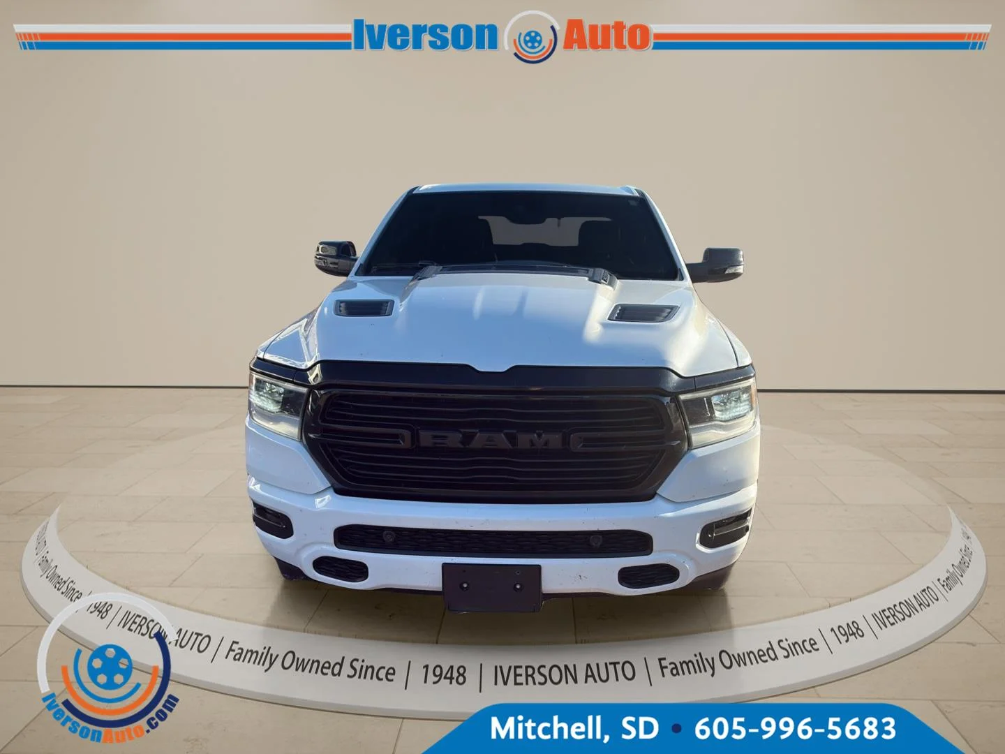 Used 2023 Bright White Clearcoat Ram Laramie image 3