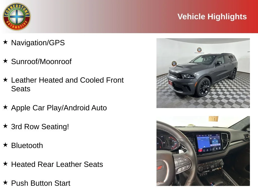 Used 2024 Dodge Durango R/T Plus with VIN 1C4SDJCT1RC225502 for sale in Elk River, Minnesota