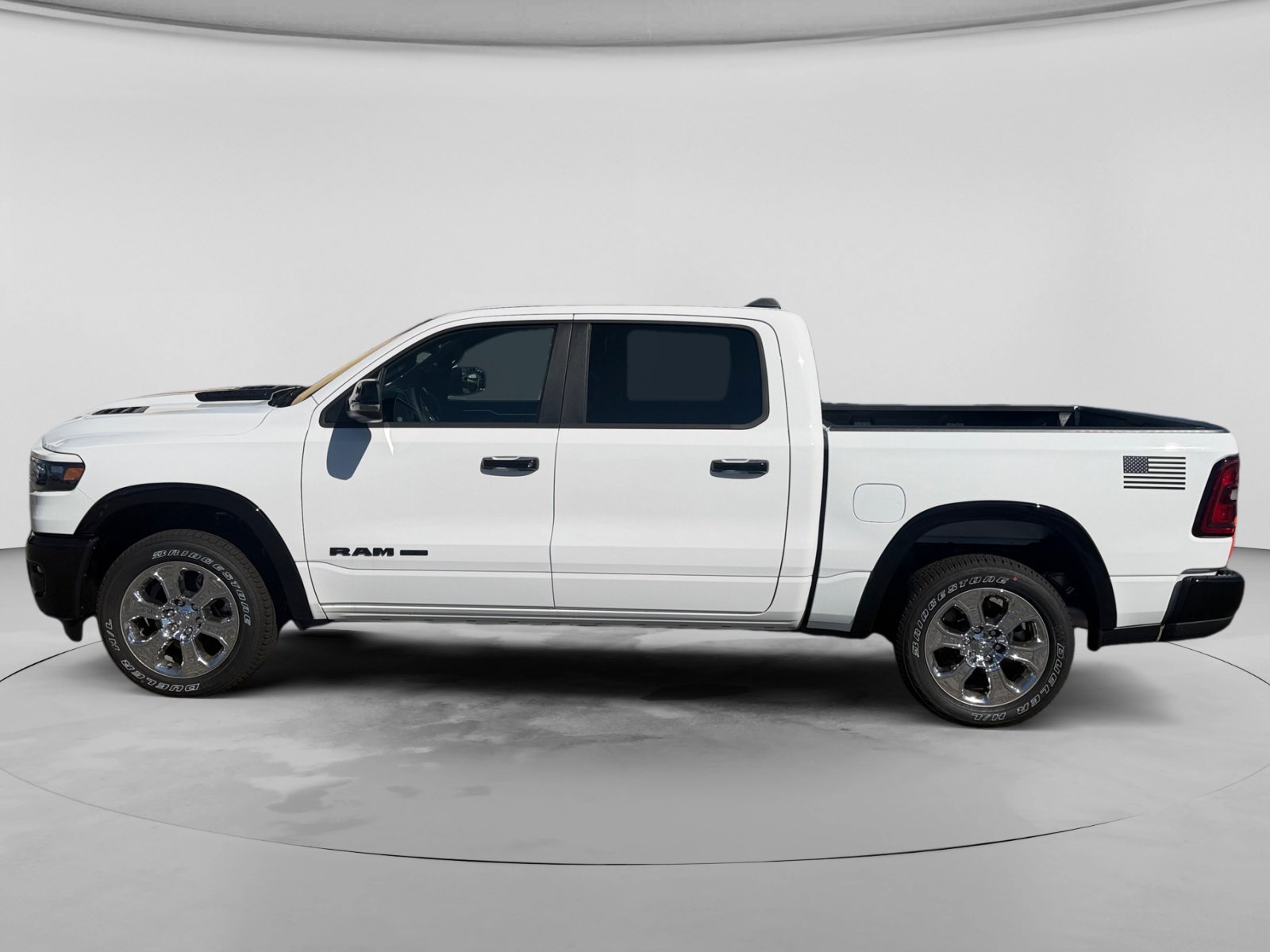 New 2026 Bright White Clear-Coat Exterior Paint RAM Big Horn/Lone Star image 2