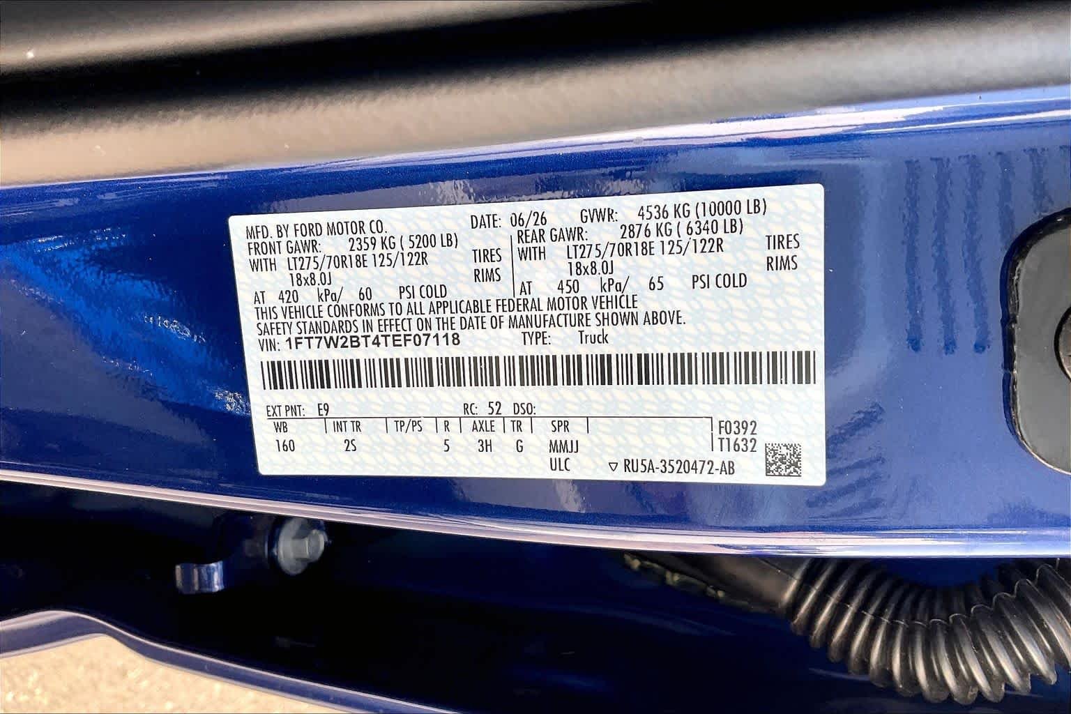 New 2026 Argon Blue Metallic Ford F-250® XLT image 19
