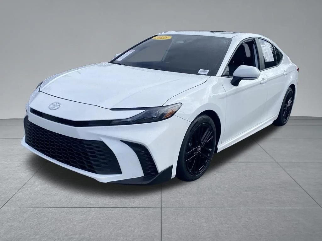 Used 2025 White Toyota SE image 2
